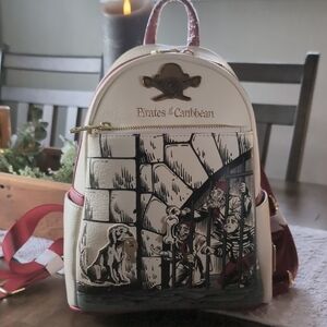 *RARE* DISNEY LOUNGEFLY Pirates Of The Caribbean "Jail Scene" Backpack